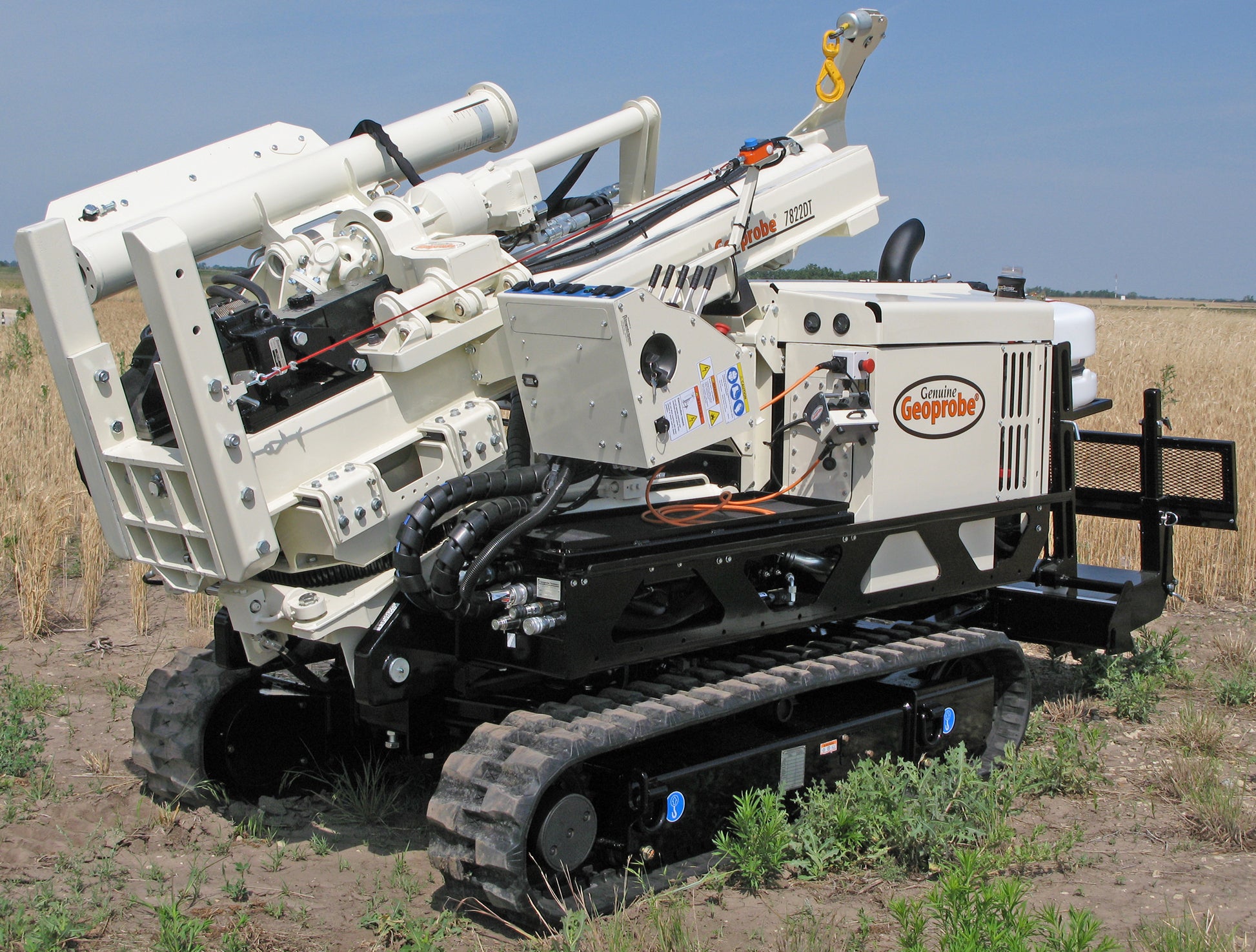 7822 Geoprobe folded in wheat field